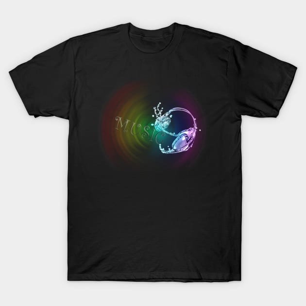 Music T-Shirt by dezhta